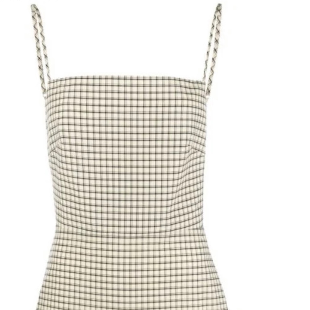 St. Agni Square Neck Dress - Bijou Check